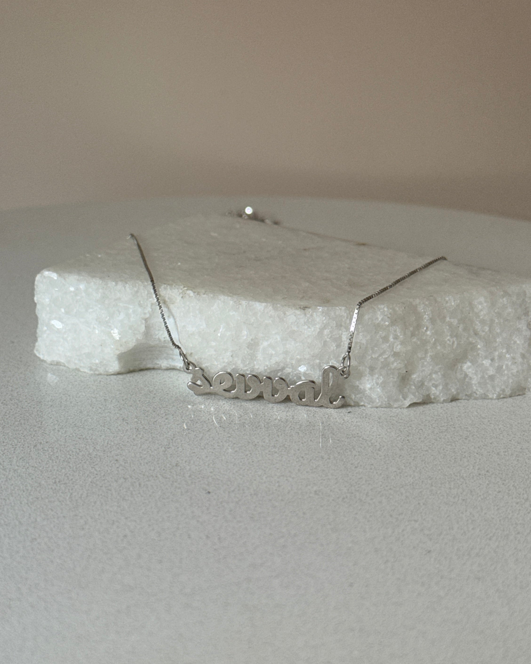 925 | Minimal İsim Kolye