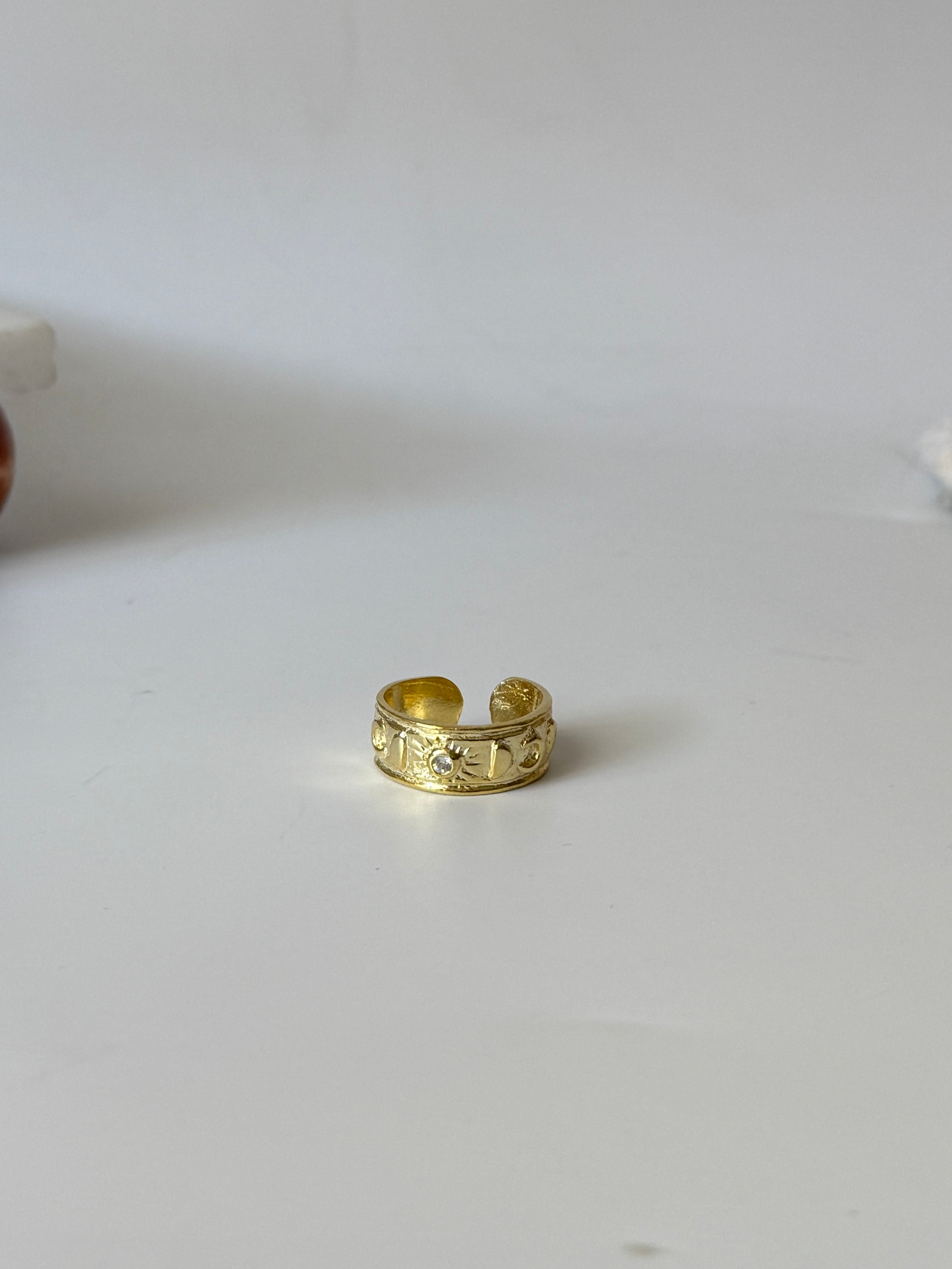 925 | El Yapımı Motif Yüzük