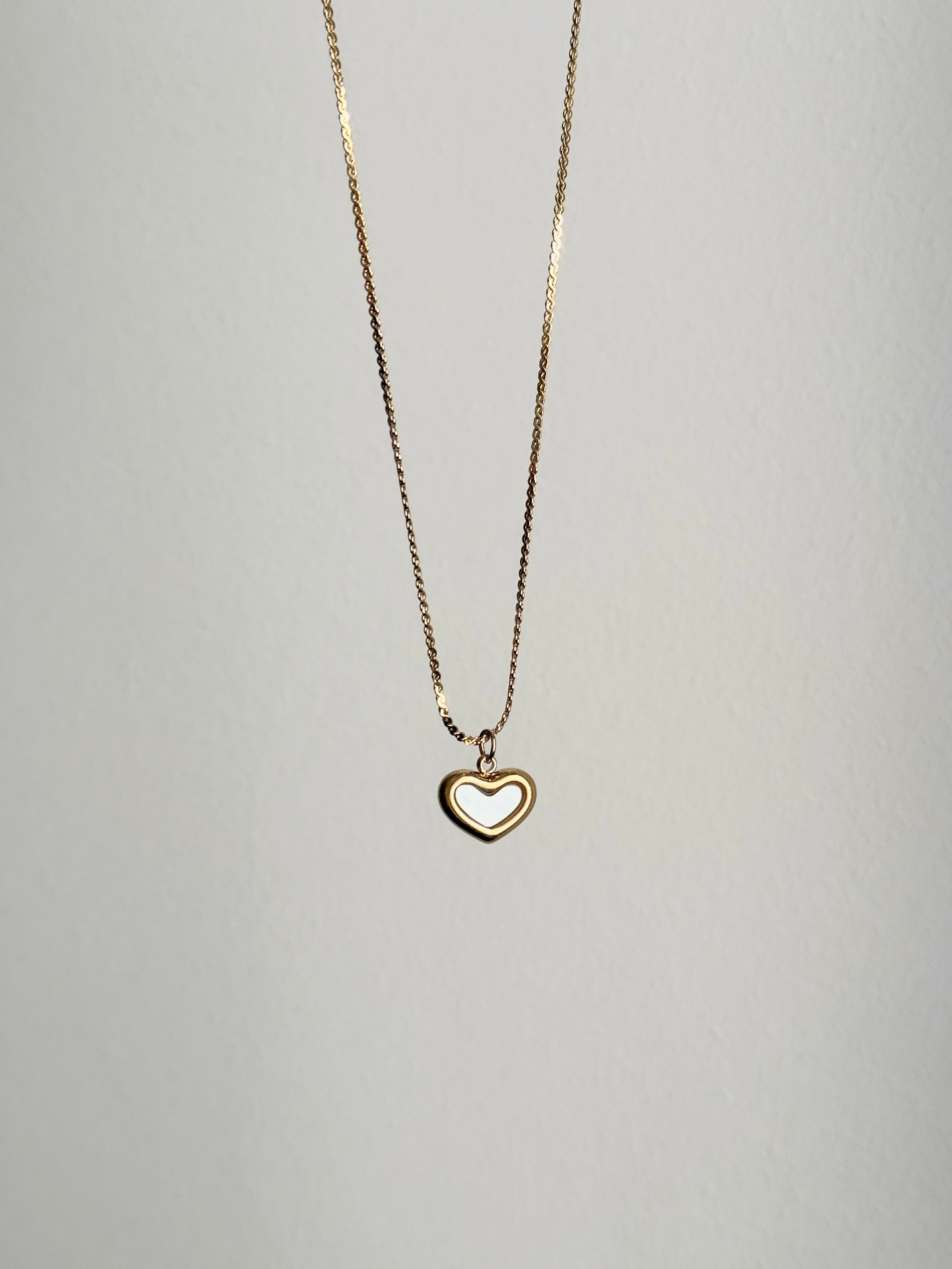 Çelik Mini Kalp Kolye