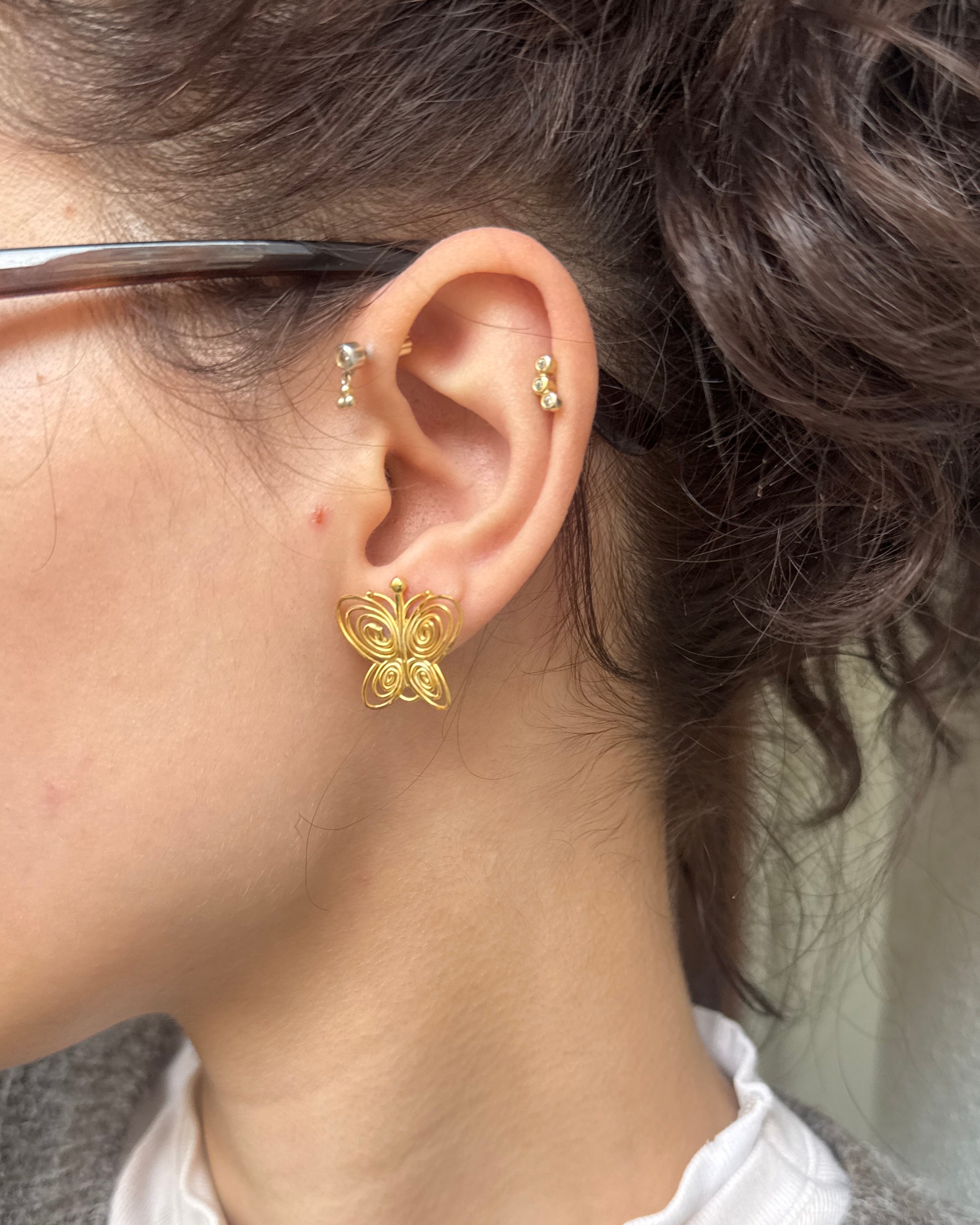 925 | Füsun Kelebek Küpe