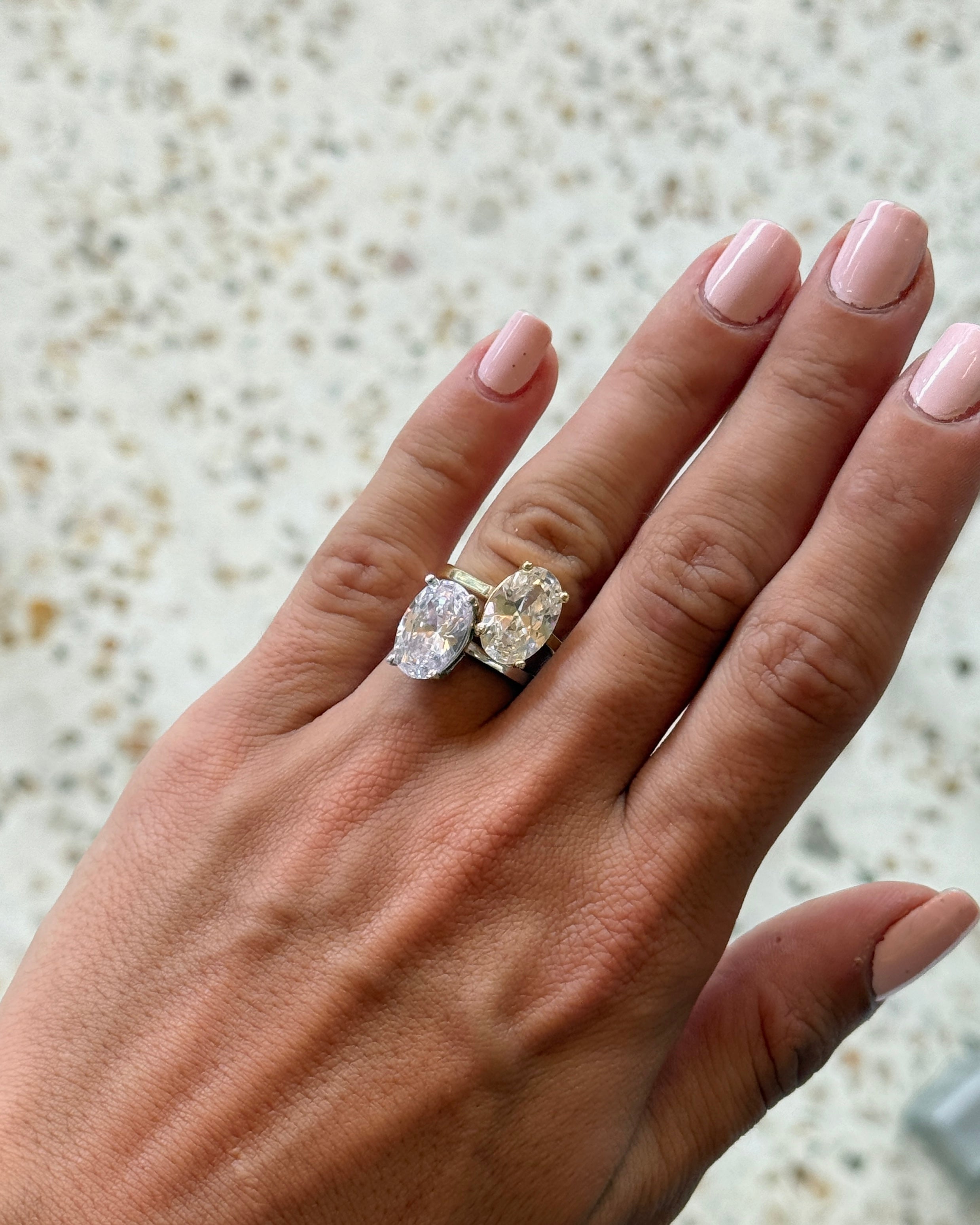 925 | Oval Tektaş Yüzük Ayarlanabilir