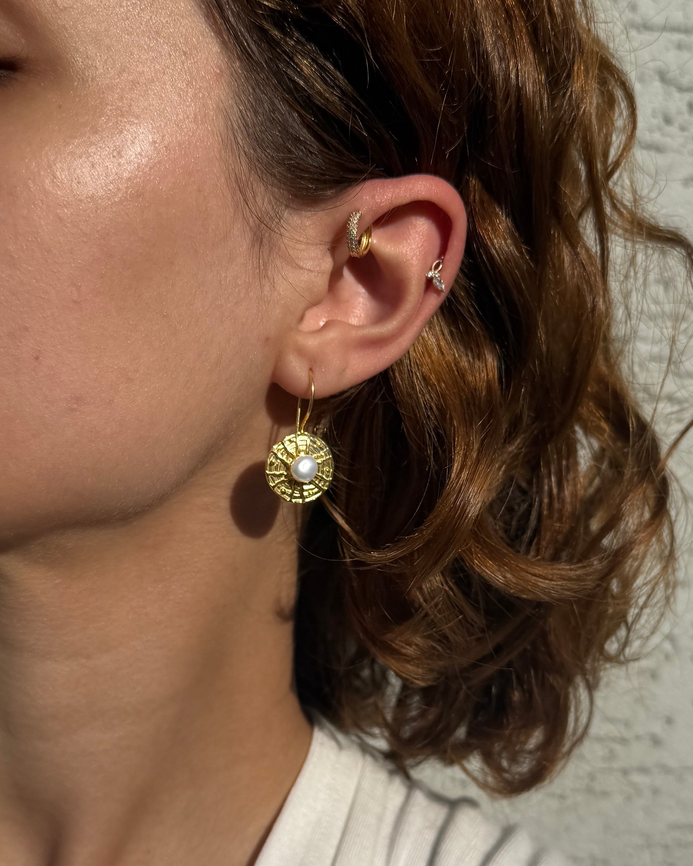 925 | İnci Kafes Küpe