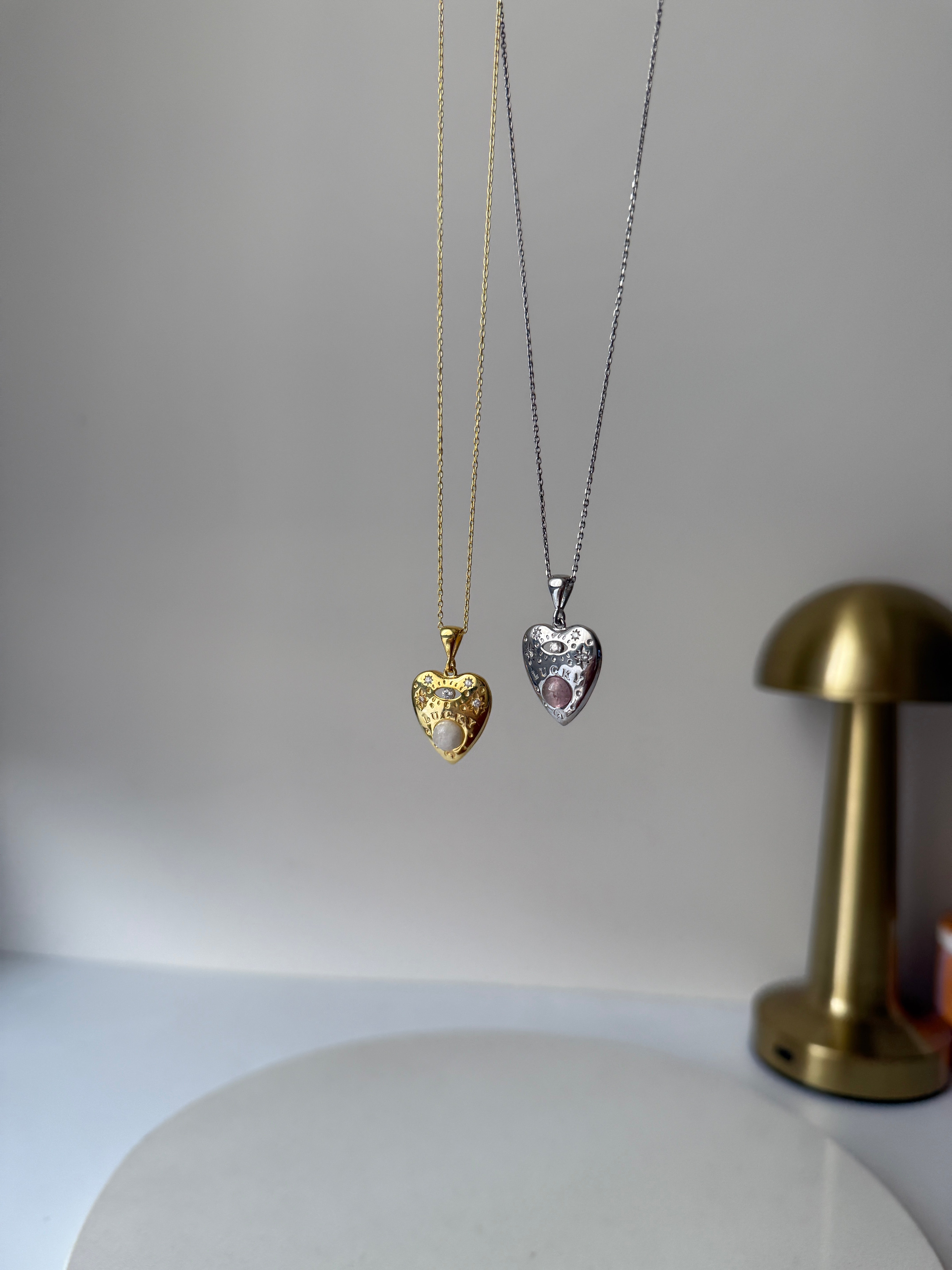 925 | Doğal Taş Şans Kolyesi