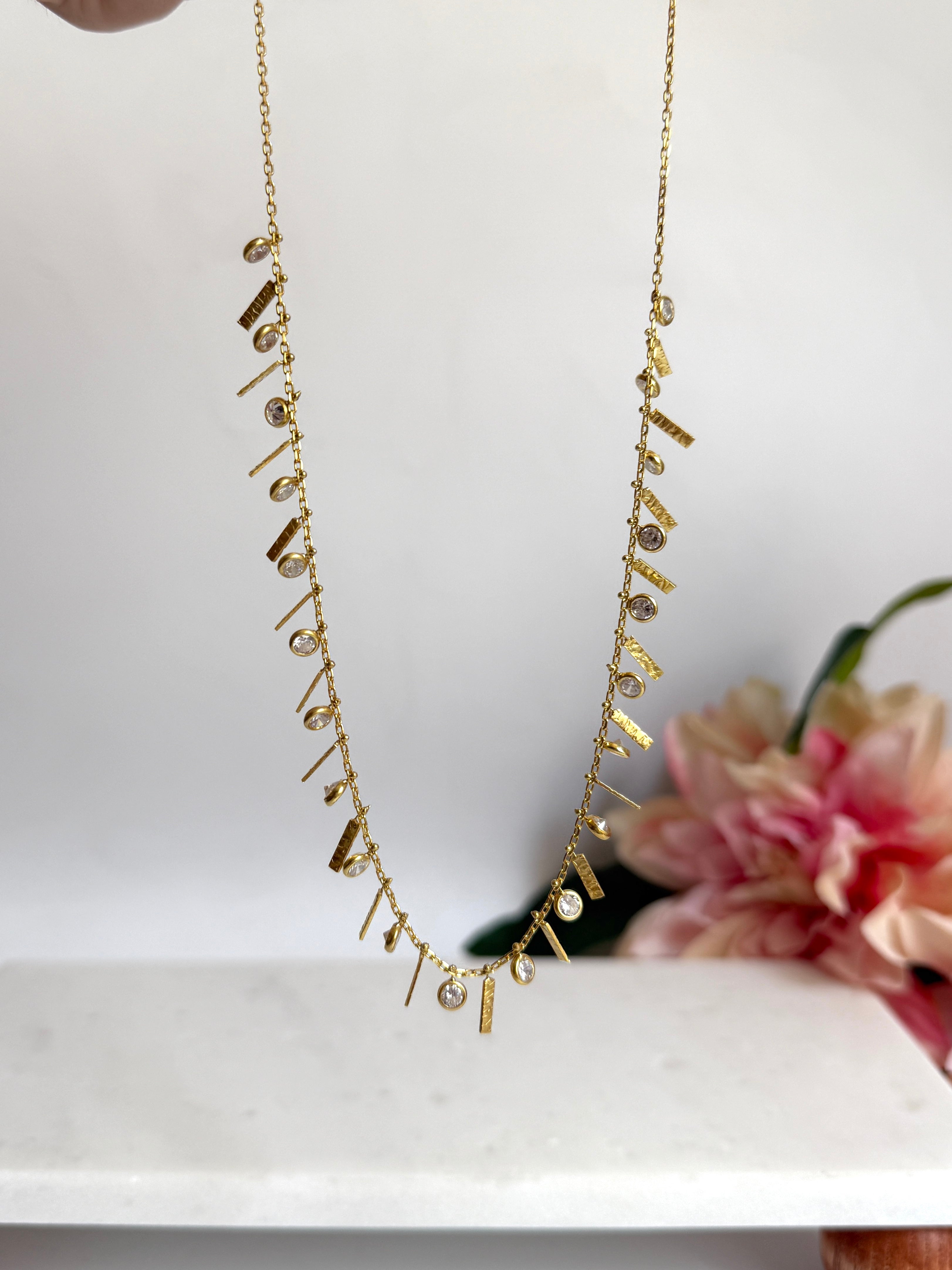 925 Gümüş Çubuk Etnik Kolye