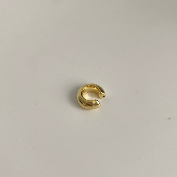 925 Ayar Gümüş Tombul Earcuff (tek adet)