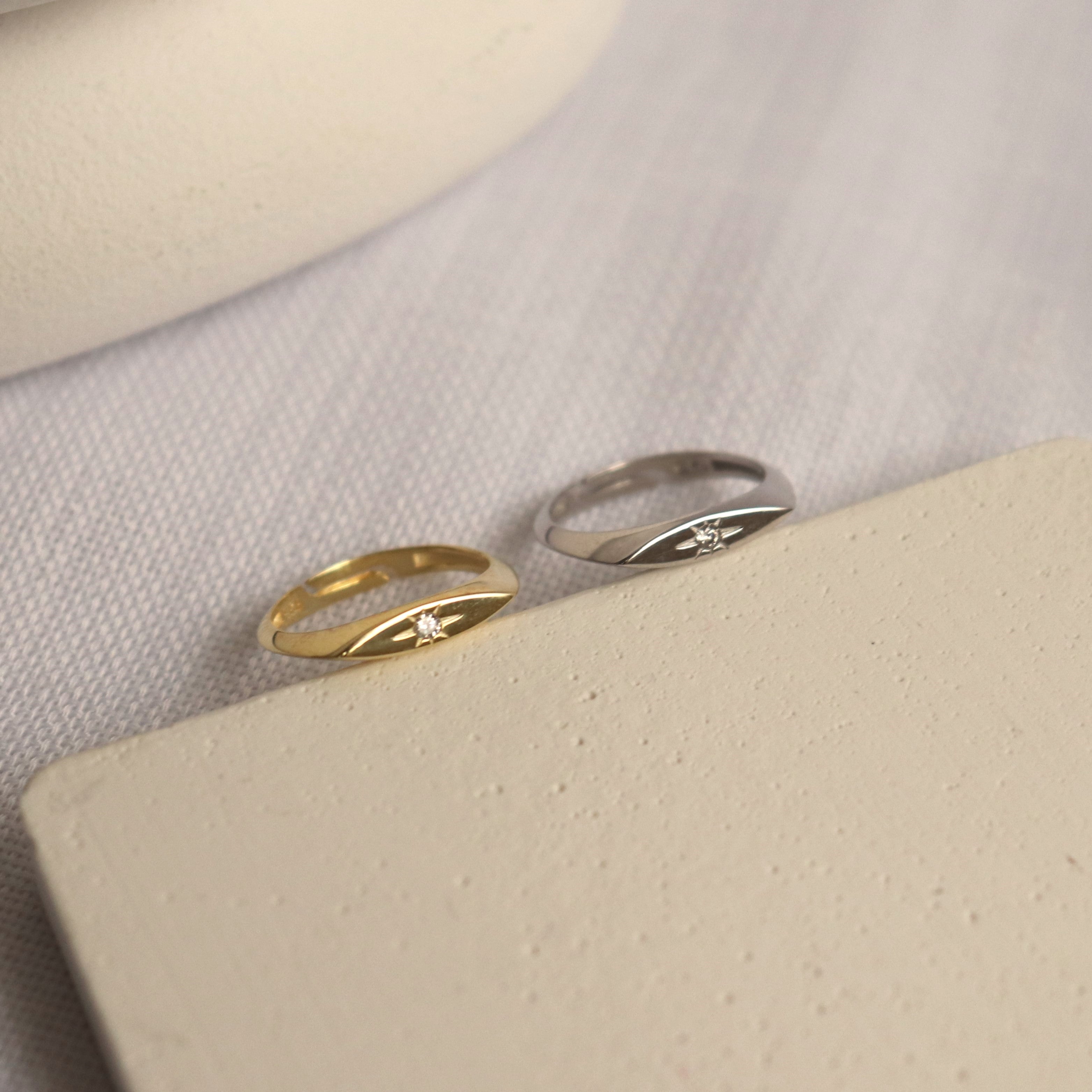 925 Ayar Gümüş | Kuzey Yıldız Yüzük