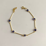 925 Gümüş Nazar Çubuk Bileklik