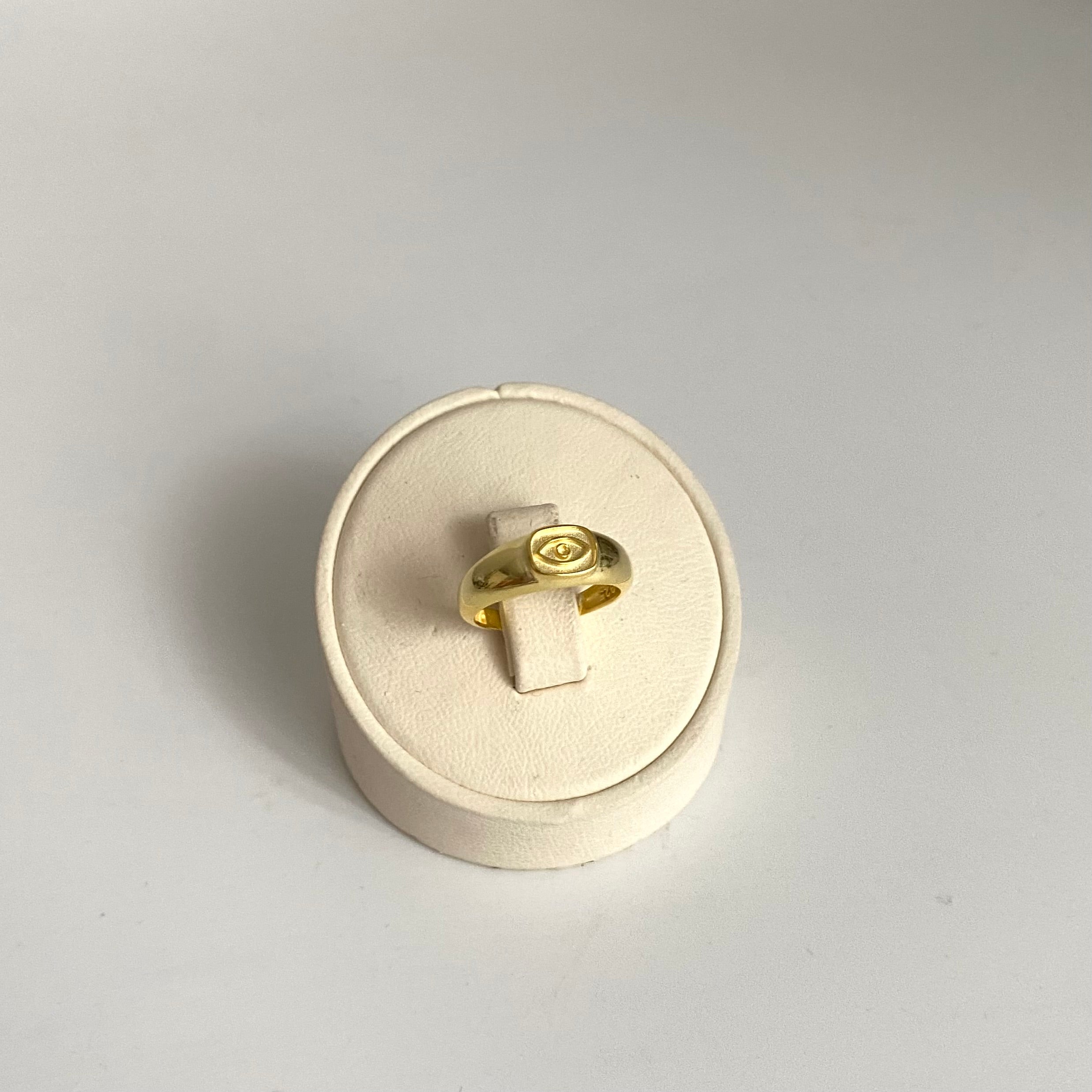 925 Gümüş Göz Serçe Parmak Yüzüğü