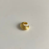 925 Gümüş Bombe Çizgi Earcuff ( Adet)