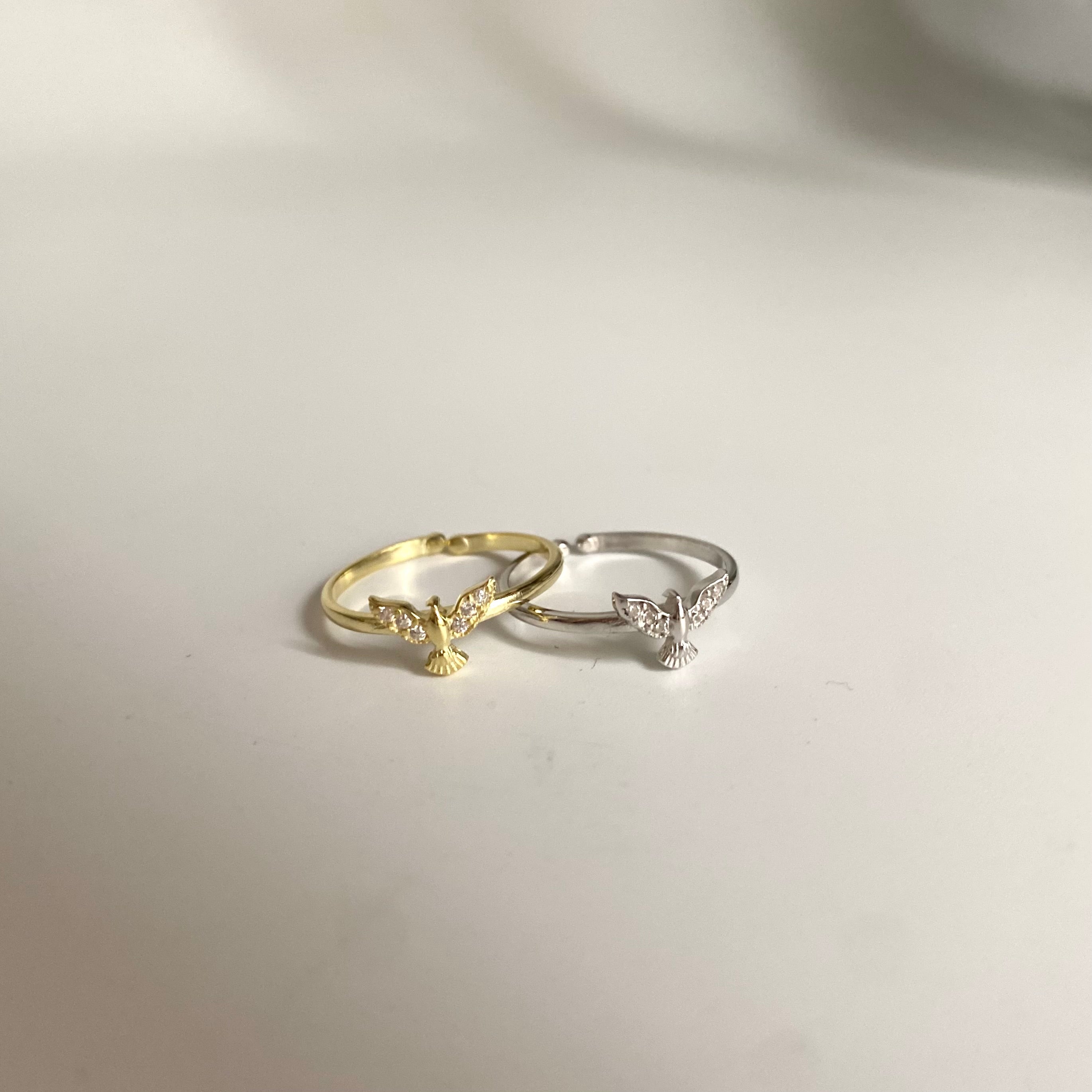 925 Gümüş Minimal Anka Yüzük