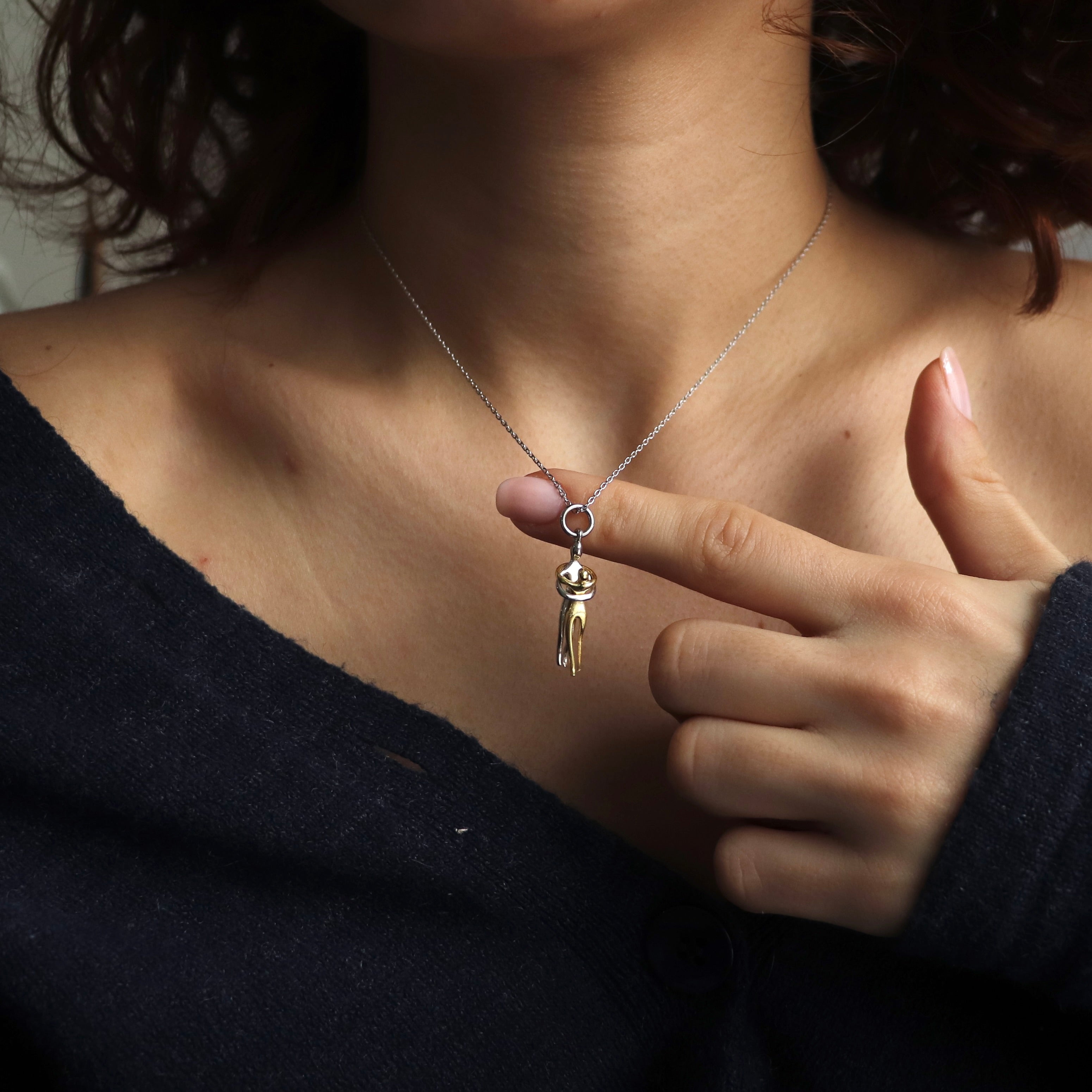 925 Gümüş Sarıl Bana Kolye