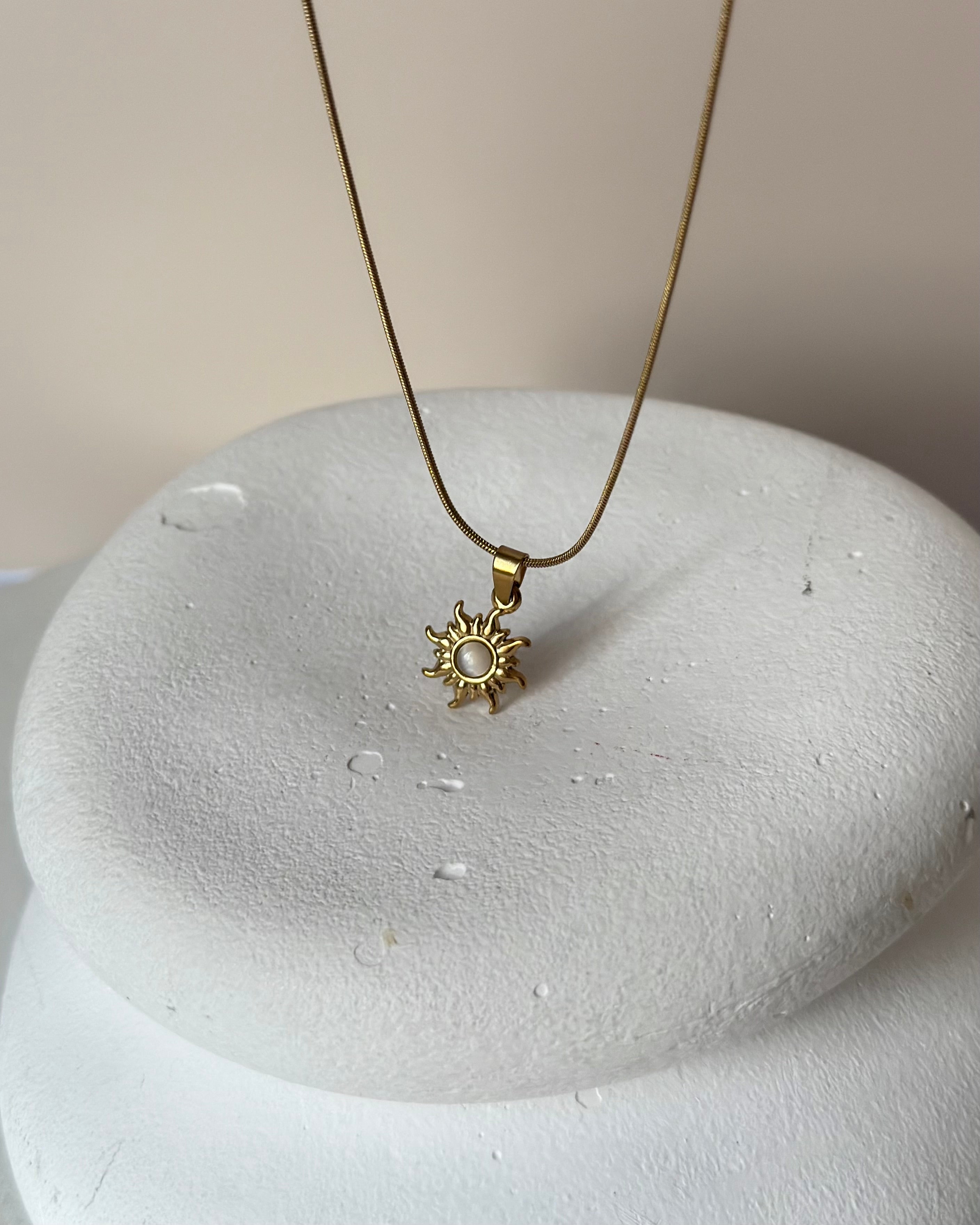 Çelik | Mini Güneş Kolye
