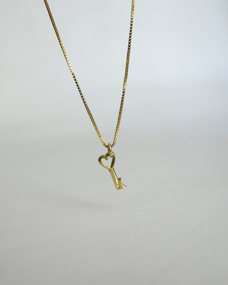 925 | Kalp Kilit Charm Kolye