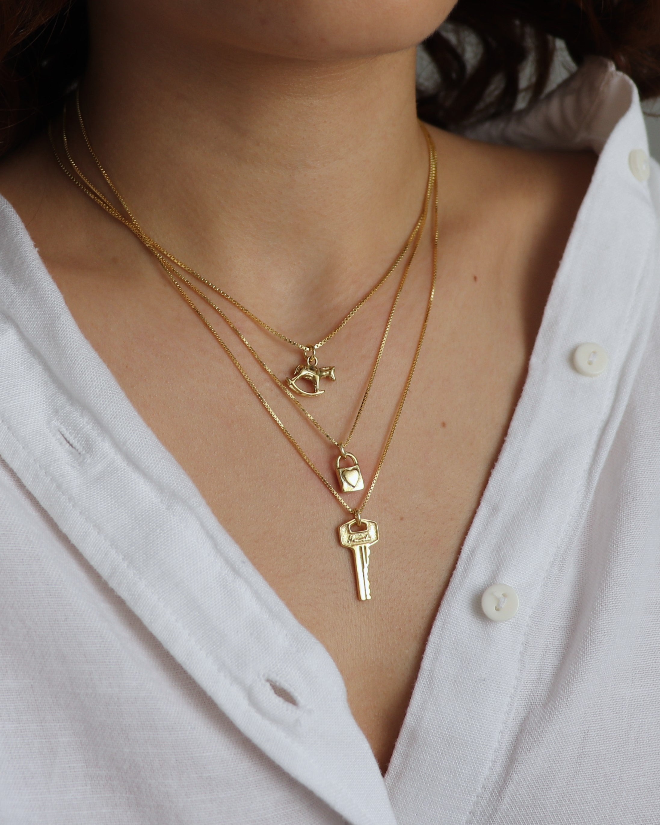 925 | Anahtar Charm Kolye