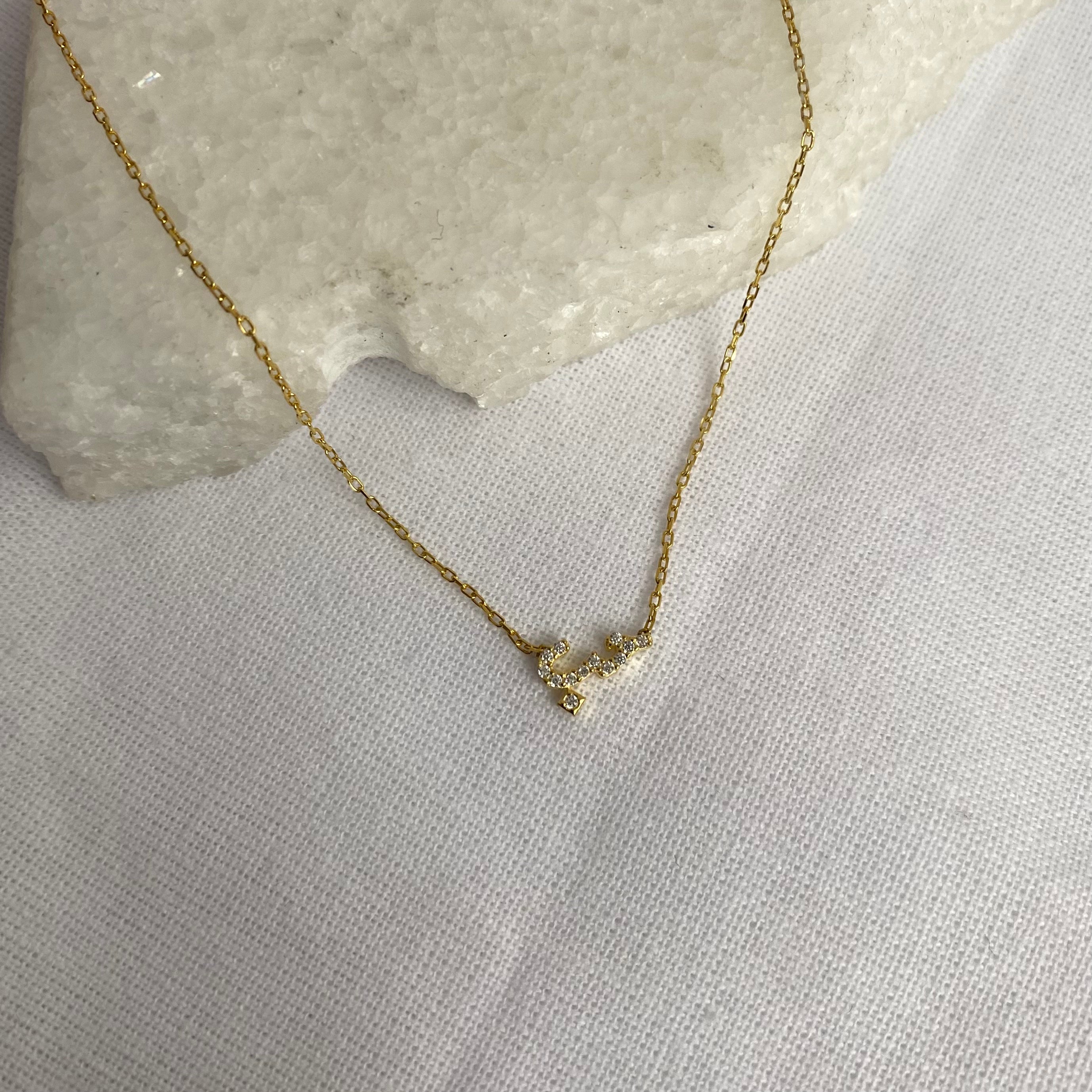 925 Ayar Gümüş | Arapça ``Aşk`` Kolye