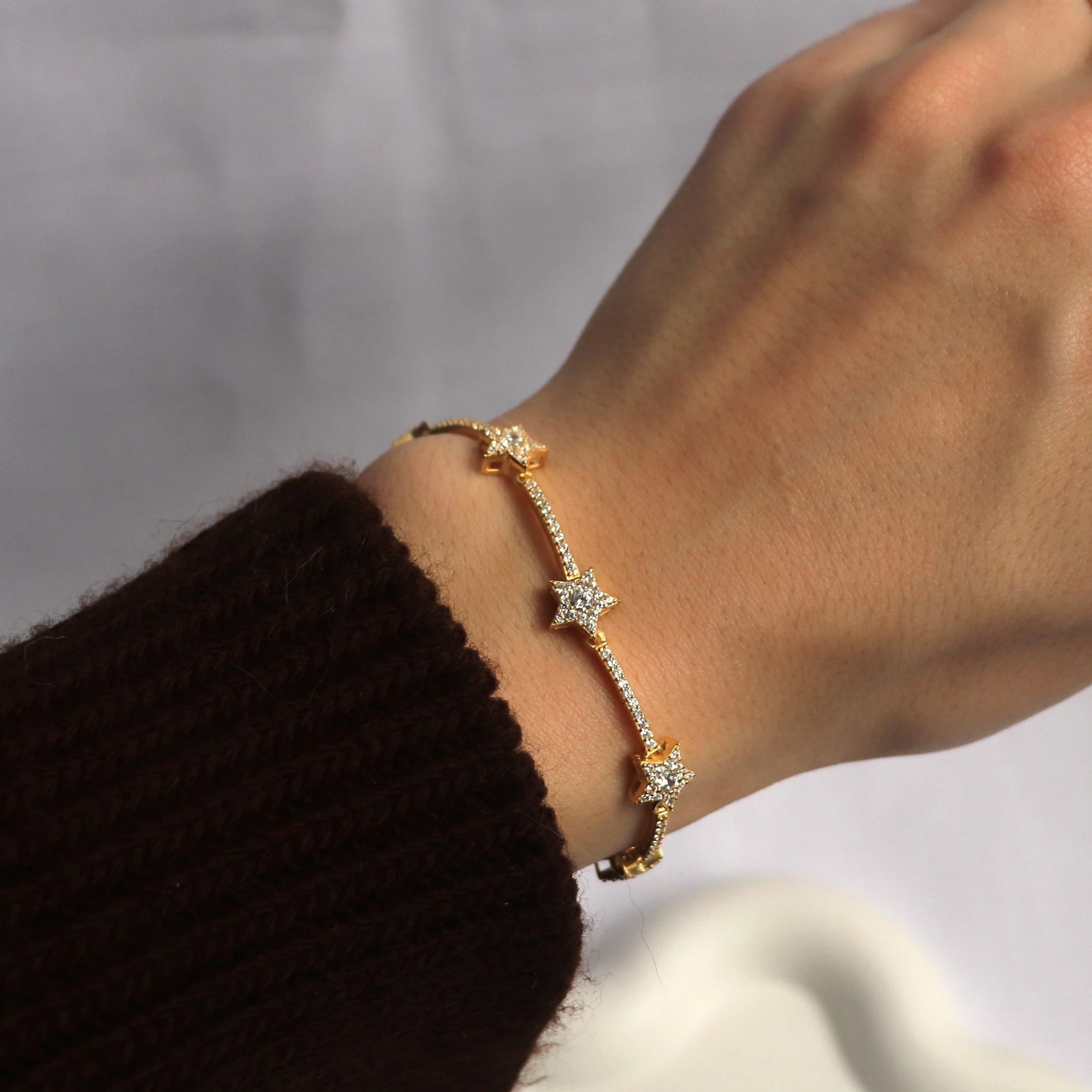 925 Ayar Gümüş | Tamtur Yıldızlar Bileklik