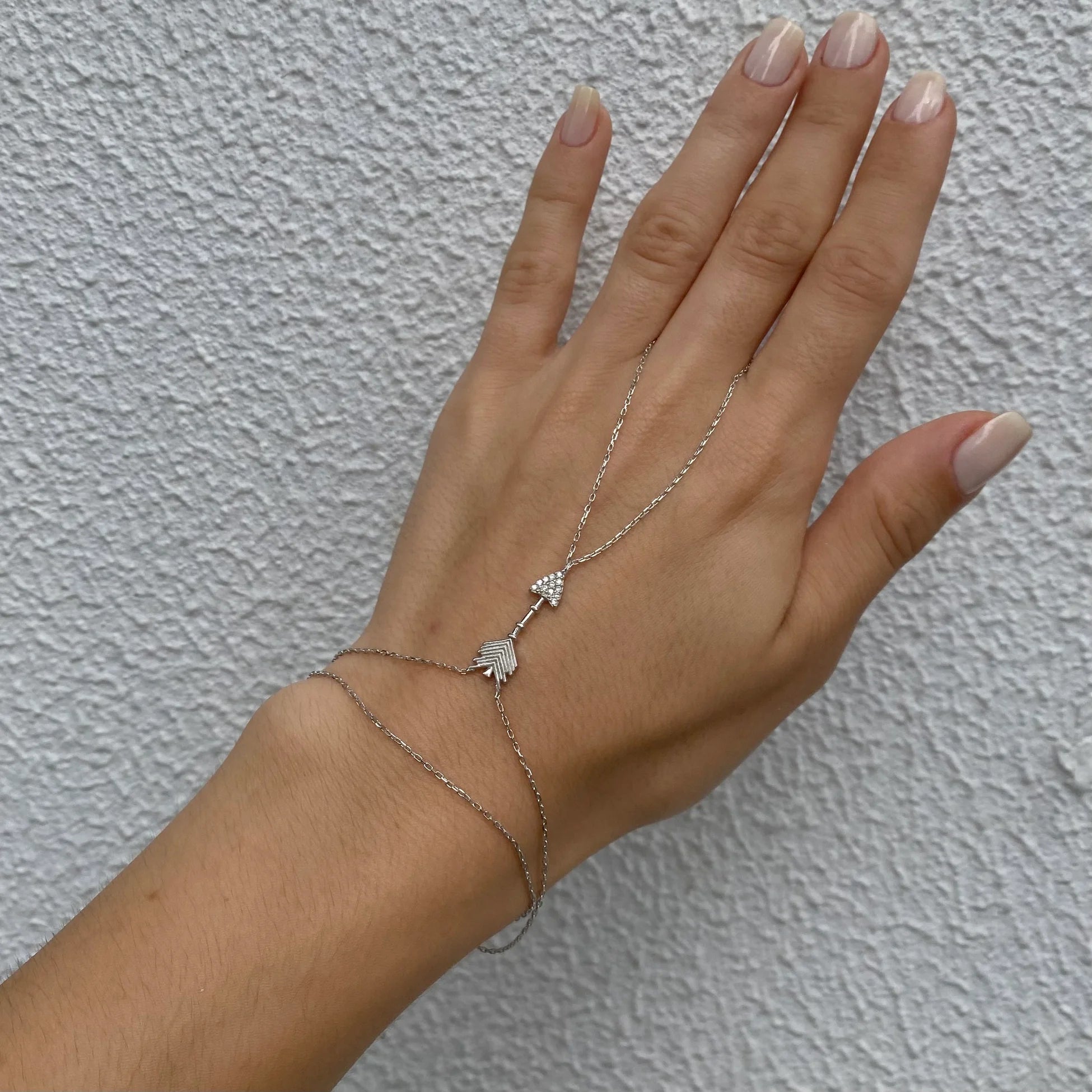 925 Ayar Gümüş Taşlı Ok Şahmeran