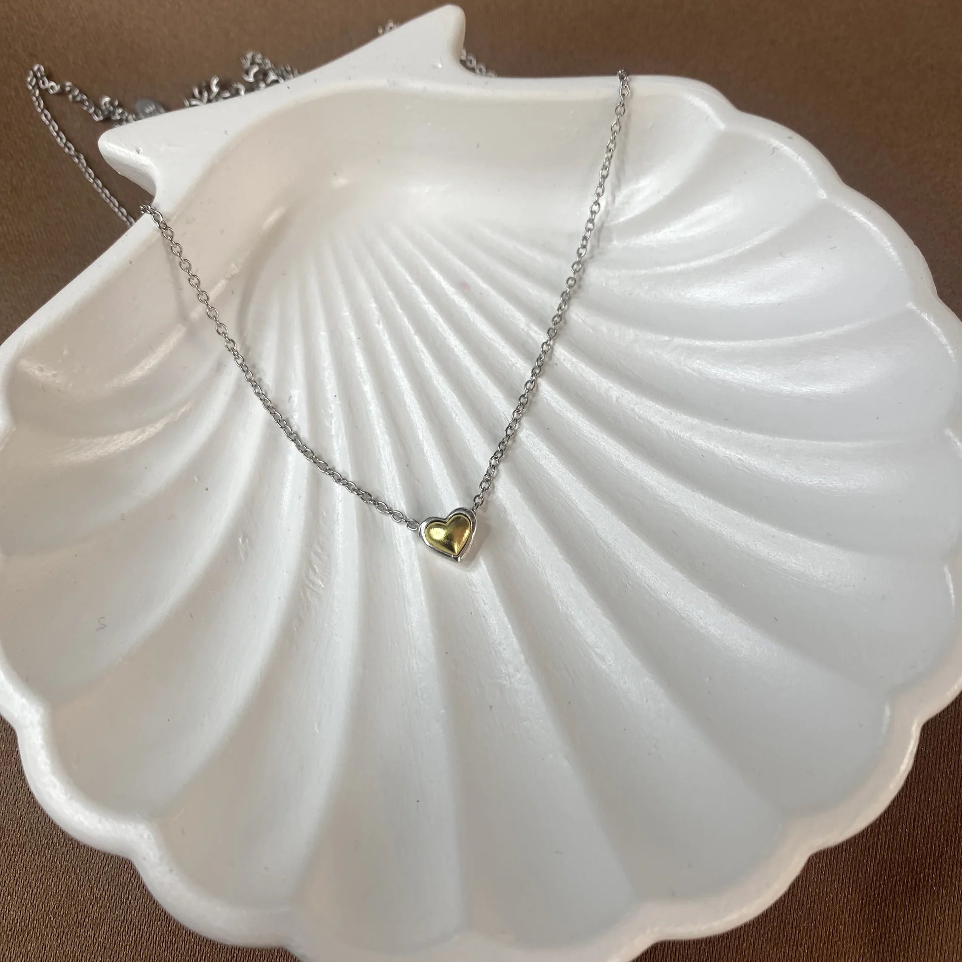 925 Ayar Gümüş | Minimal Mix Kalp Kolye