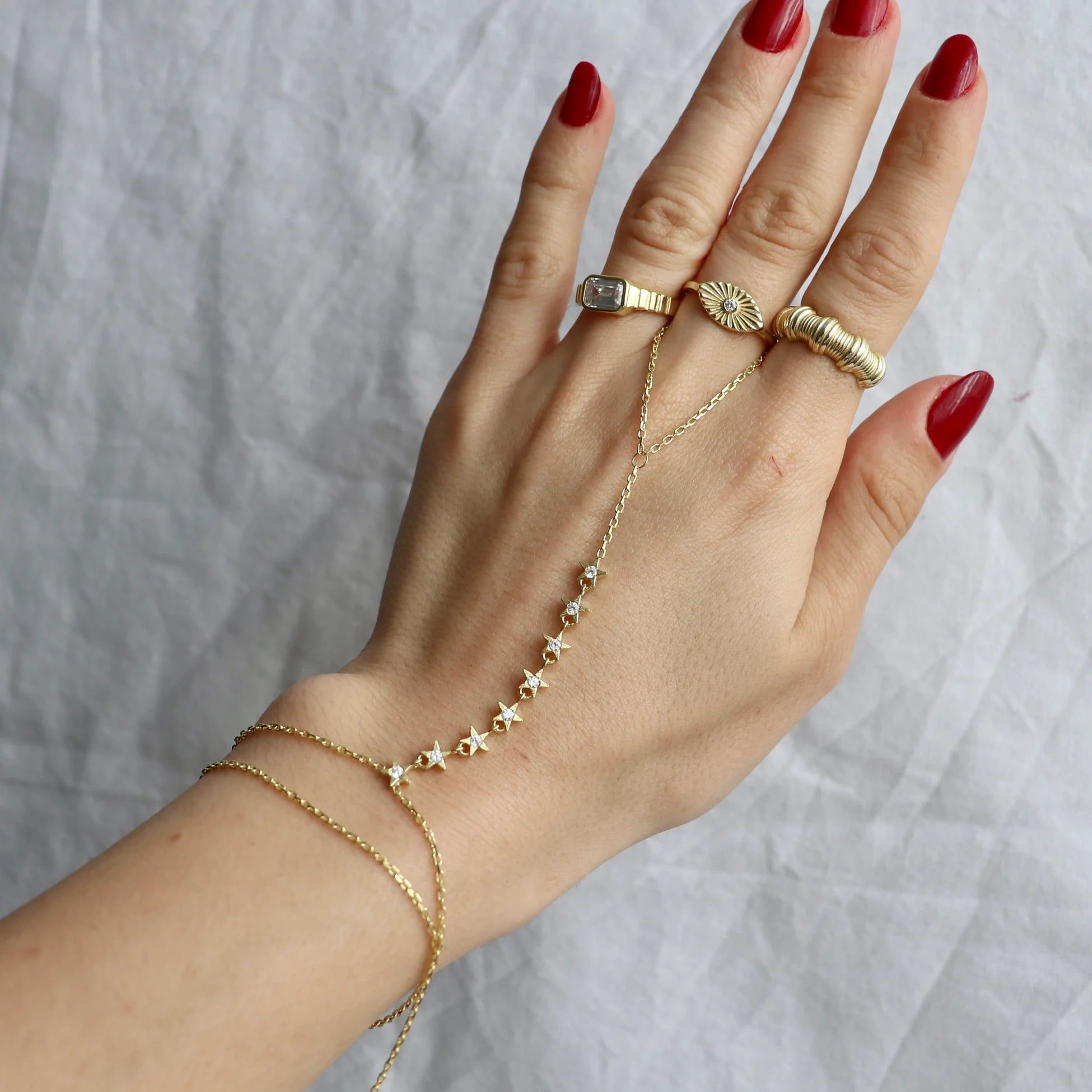 925 Ayar Gümüş | Çok Yıldızlı Şahmeran