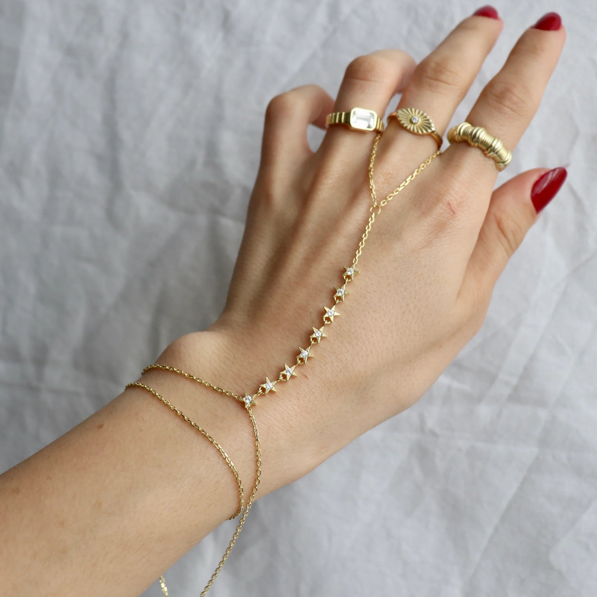 925 Ayar Gümüş | Çok Yıldızlı Şahmeran