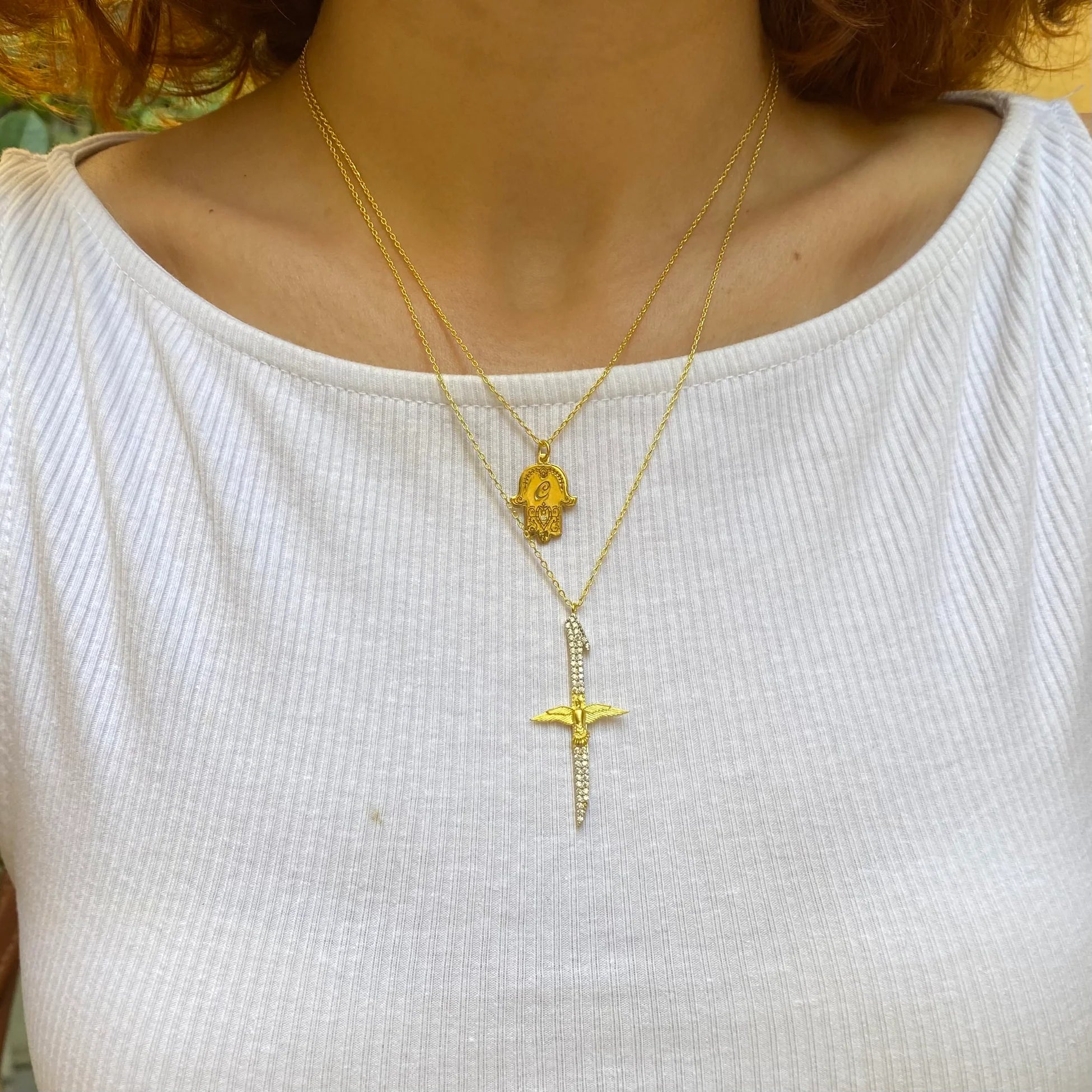 925 Ayar Gümüş Elif Anka Kolye